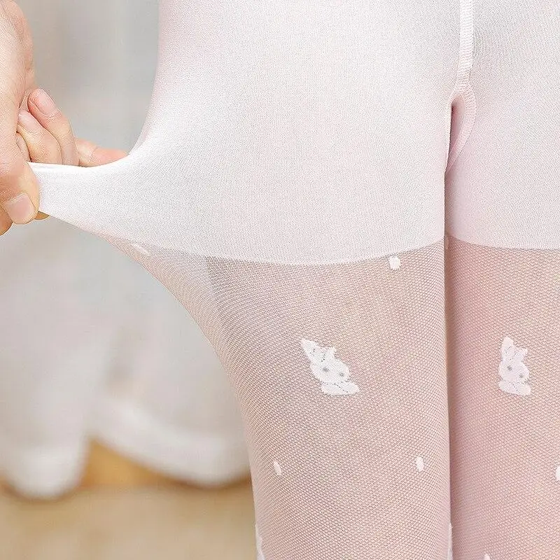 Pantimedias antimosquitos de verano con estampado conejo - imagen 2