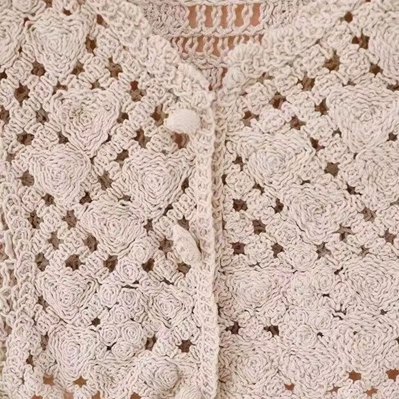 Chaleco corto de punto para bebé niña – Ropa exterior cómoda - imagen 2