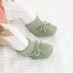 Zapatitos de algodón para bebé recién nacido – Cómodos para casa (0-18 meses)