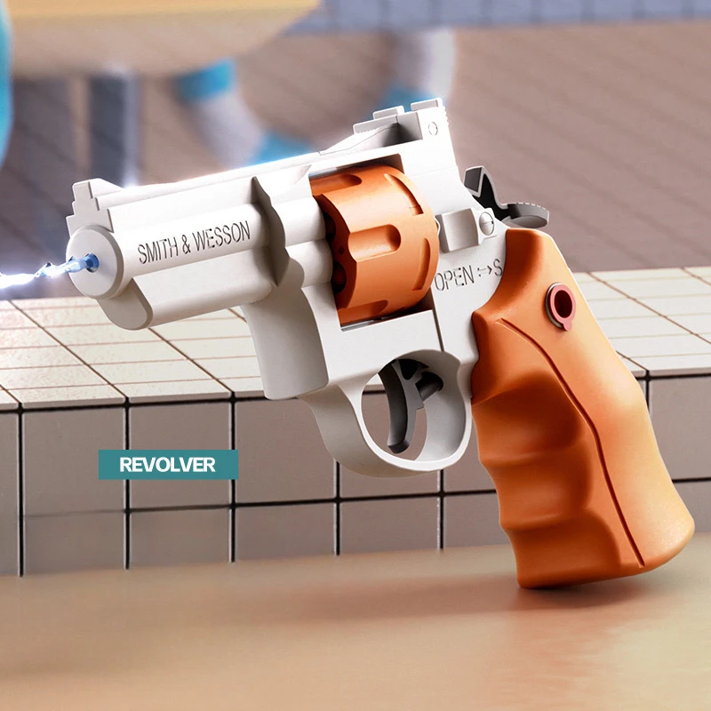 Pistola de agua revólver para niños – Juguete exterior - imagen 5