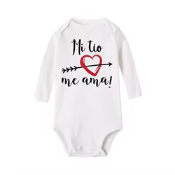 Inant pelele bebé con estampado My Tunt Loves Me para recién nacido