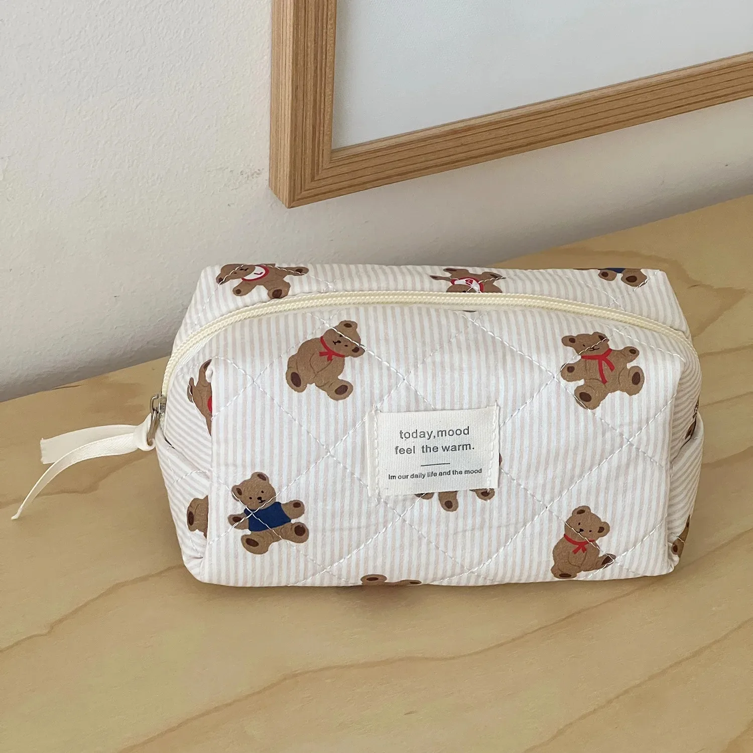 Estampado infantil tipo osito, fácil de combinar