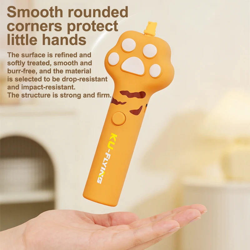 Juguete para gatos interactivo con mini pistola y discos voladores - imagen 4