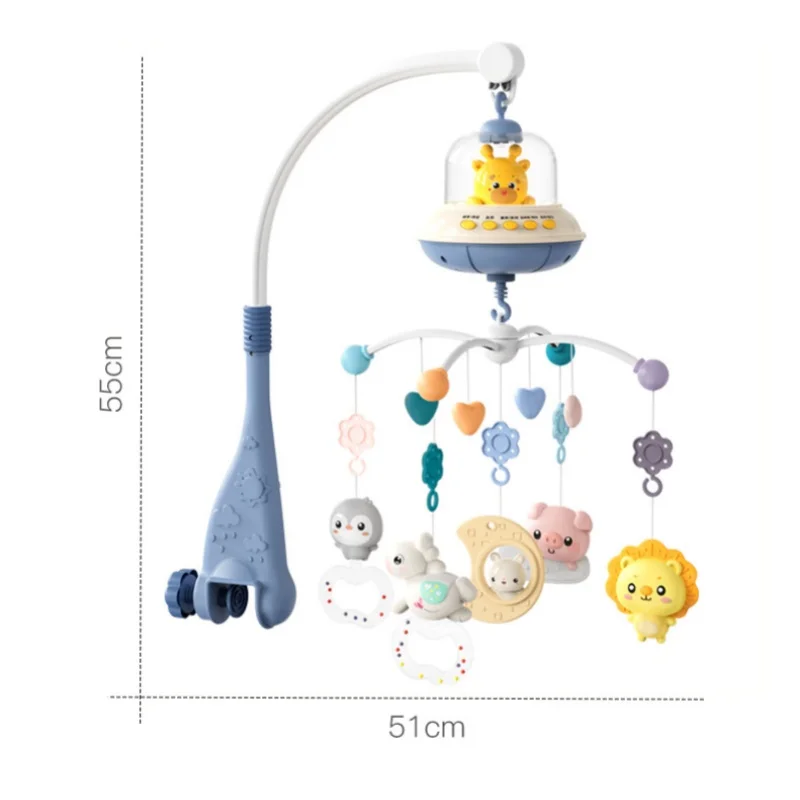 Campana musical giratoria para cuna con control remoto - imagen 4