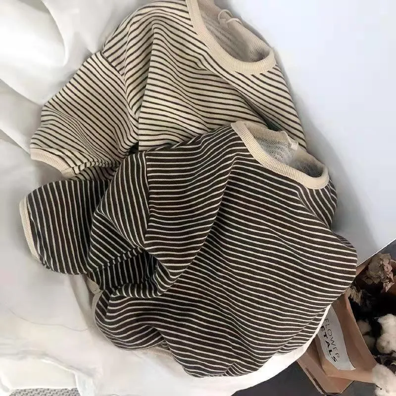 Sudadera holgada infantil de cuello redondo