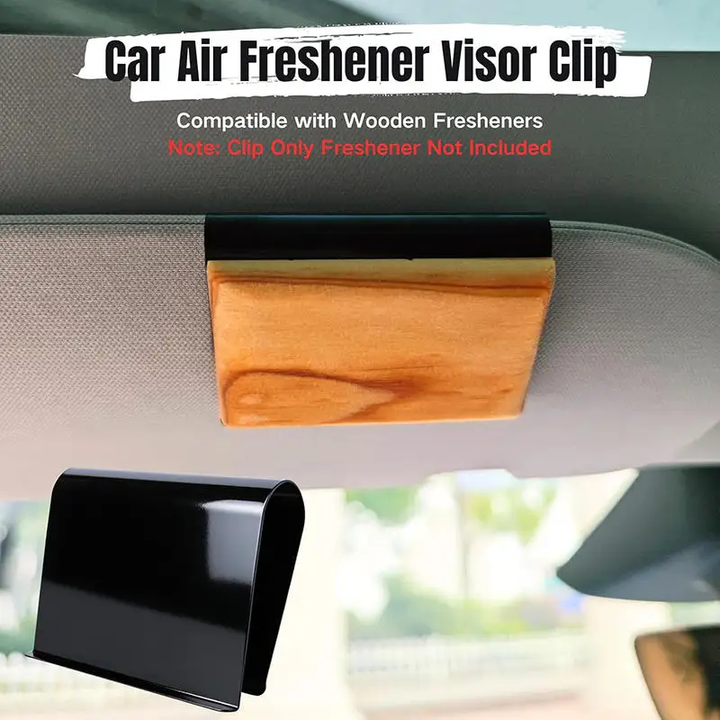 Ambientador para coche con clip visera: elimina olores y aroma - imagen 2