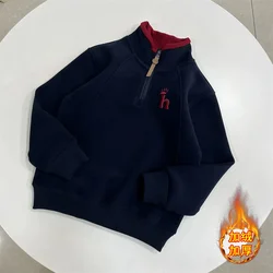 Jersey de invierno acolchado de manga larga para niños