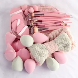 Kit de herramientas de maquillaje infantil con brochas y neceser