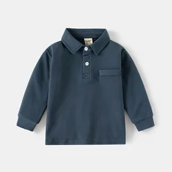 POLO MILANCEL – Camiseta manga larga cuello camisero niños