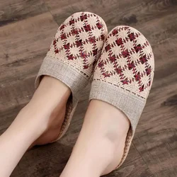 Zapatillas de lino antideslizantes para bebé – Primeros pasos