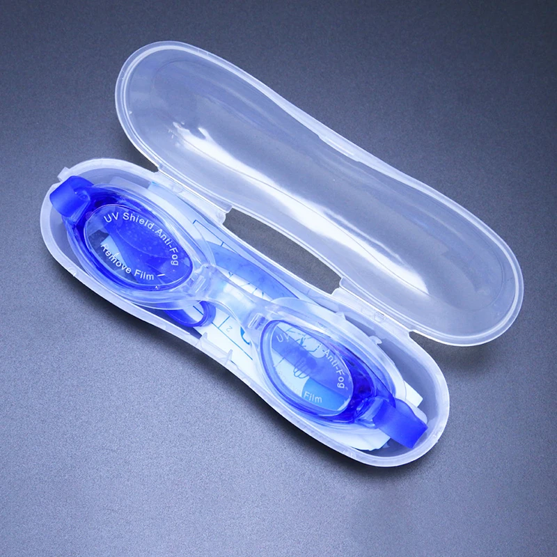 Gafas de natación antivaho para niños con clip nasal y tapones - imagen 4