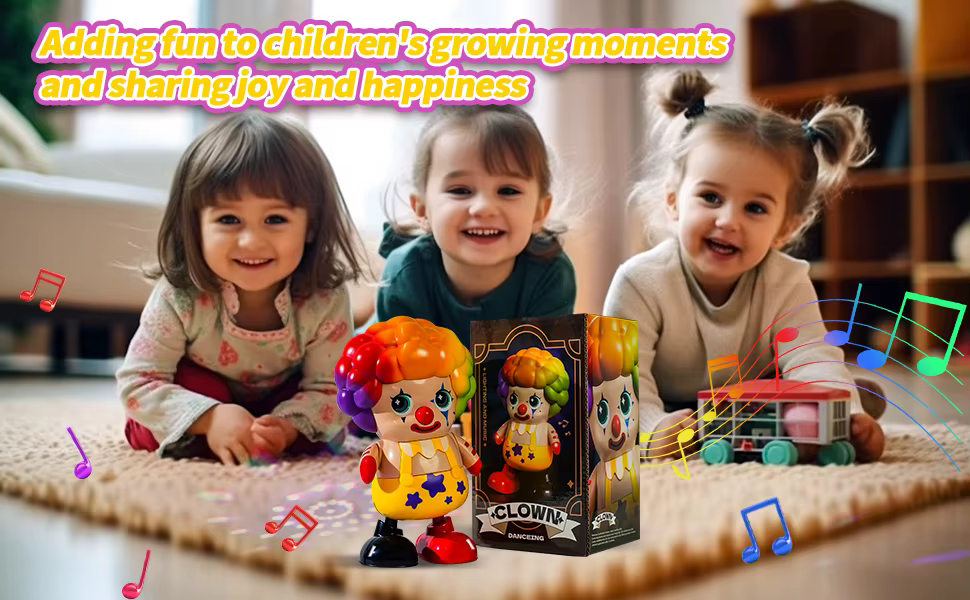 Payaso infantil con brazos movibles