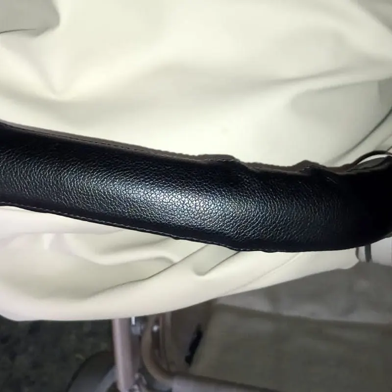 Funda de cuero para manillar cochecito con protección - imagen 5