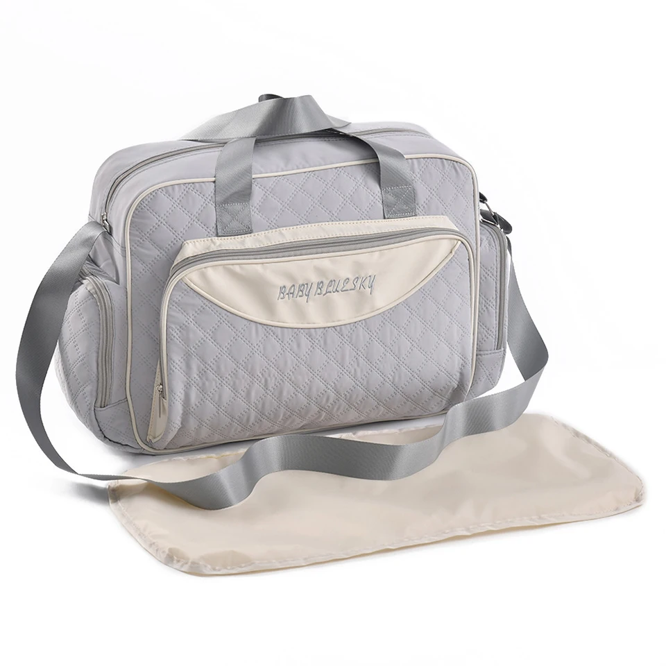 Bolsa de pañales con diseño de cisne y aspecto general