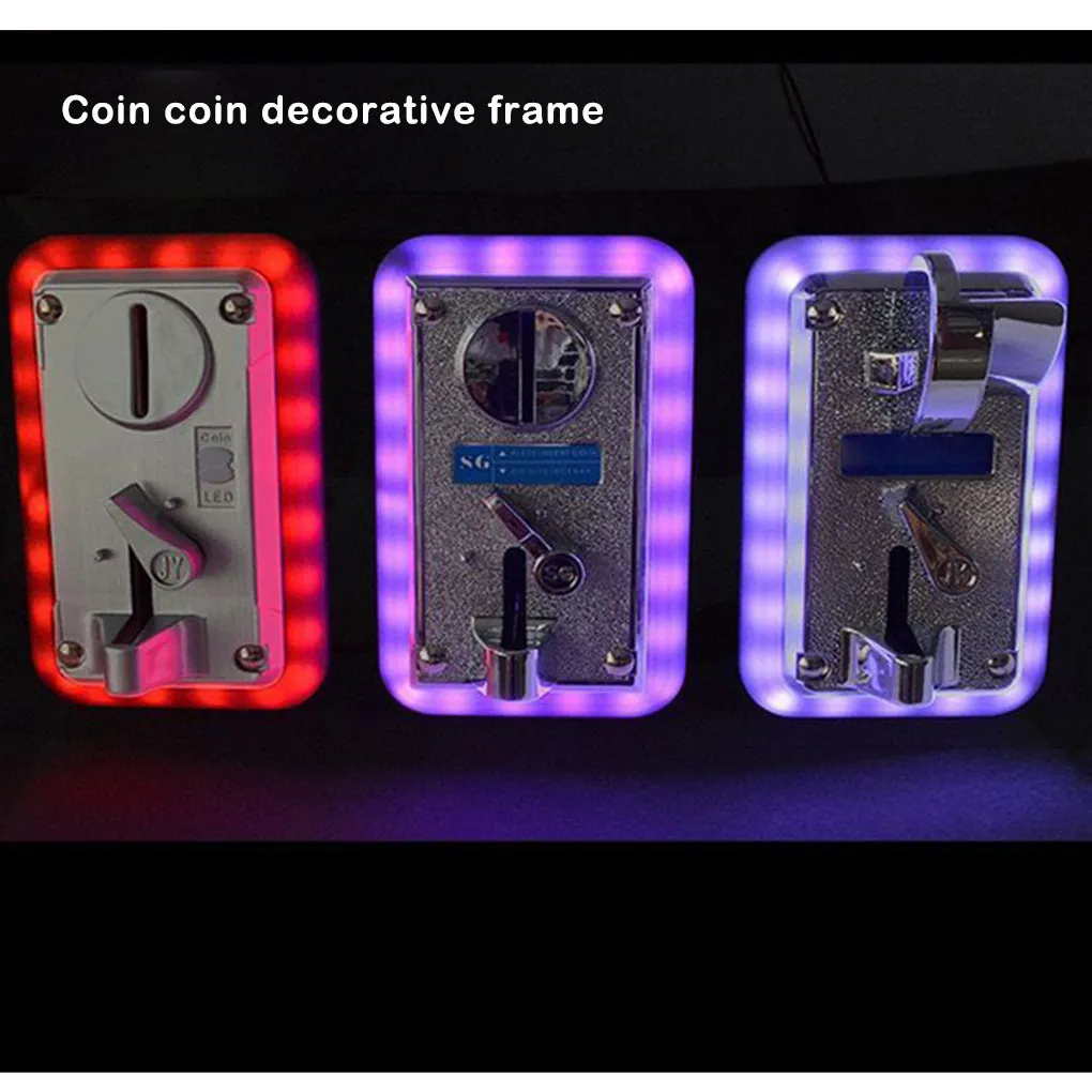Soporte LED con marco de colores para selector de monedas - imagen 5