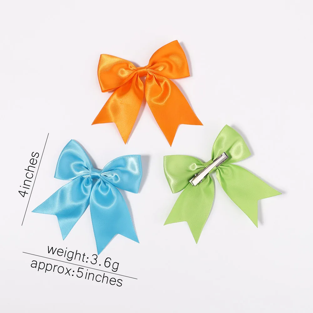Lazos de seda para el cabello de niña – Pack de 2 pinzas originales - imagen 3