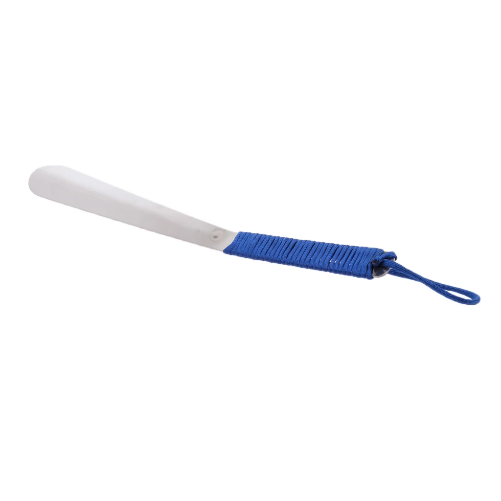 Calzador de acero inoxidable con mango largo ergonómico