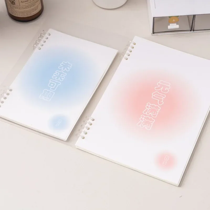 Cuaderno de hojas sueltas con portada forrada, estilo tierno - imagen 5