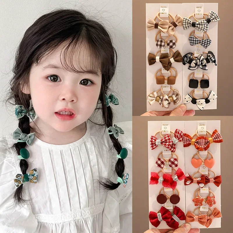 Cintillos de lazo para el pelo de niña – Pack moderno - imagen 4
