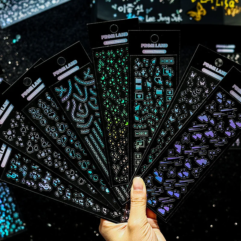 Pegatinas holográficas cielo estrellado para niños – Manualidades - imagen 3