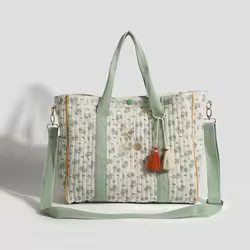 Bolso pañales mamá floral grande