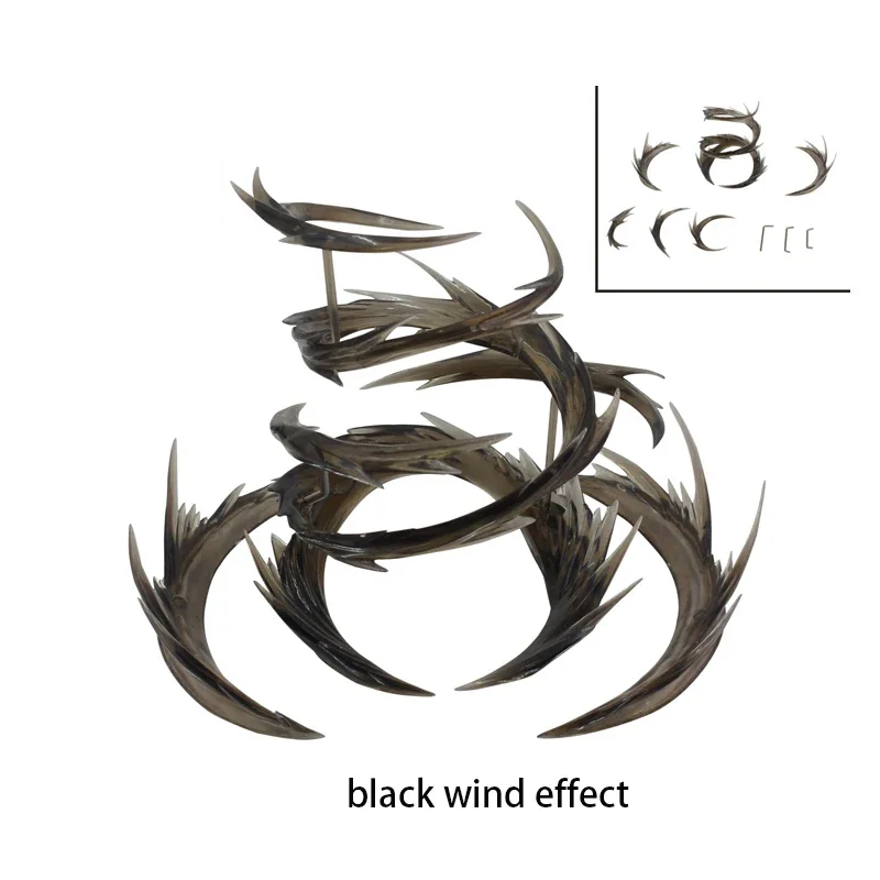 Efectos de llama Whirlwind 9 colores para figuras de acción y Gundam - imagen 3