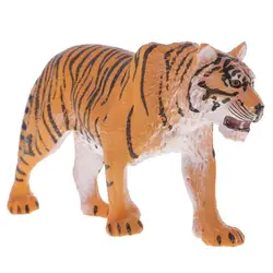 Figura de acción tigre realista para niños, decoración del hogar