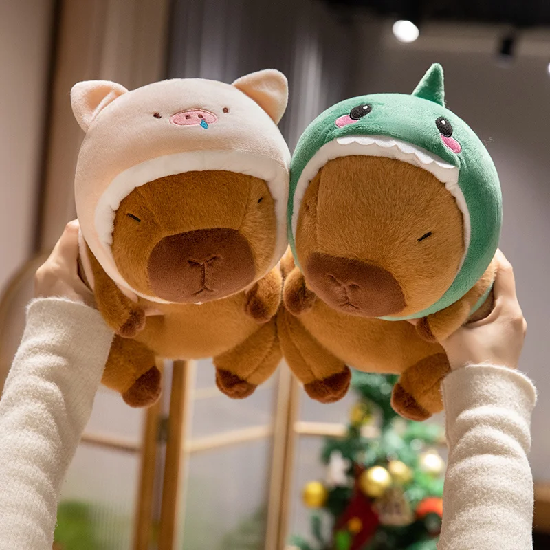 Peluche de capibara suave tipo cosplay para regalo infantil - imagen 3