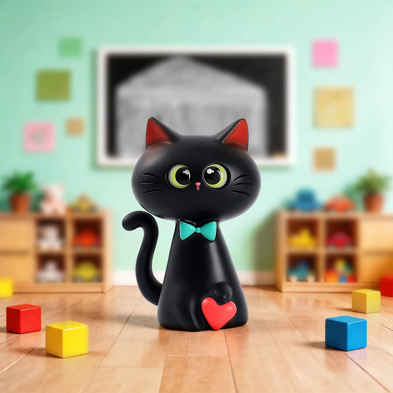 Caja sorpresa de gatos de colores con figuras coleccionables - imagen 3
