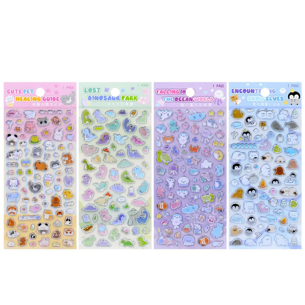 Pegatinas de dinosaurio retro para manualidades en cuadernos - imagen 5