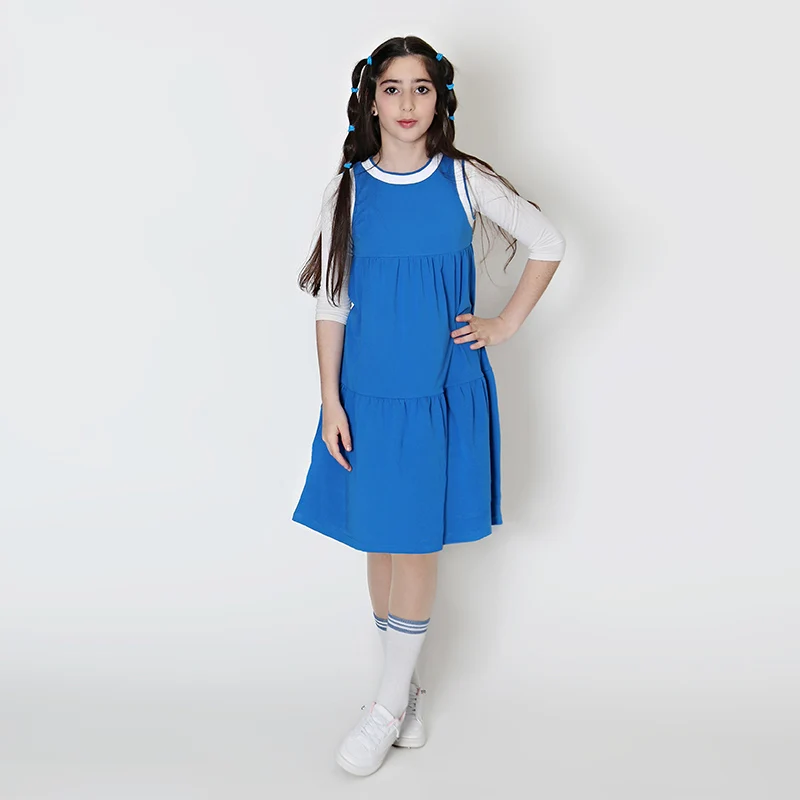 Conjunto familiar azul real bebé niño y niña – Ropa verano - imagen 4