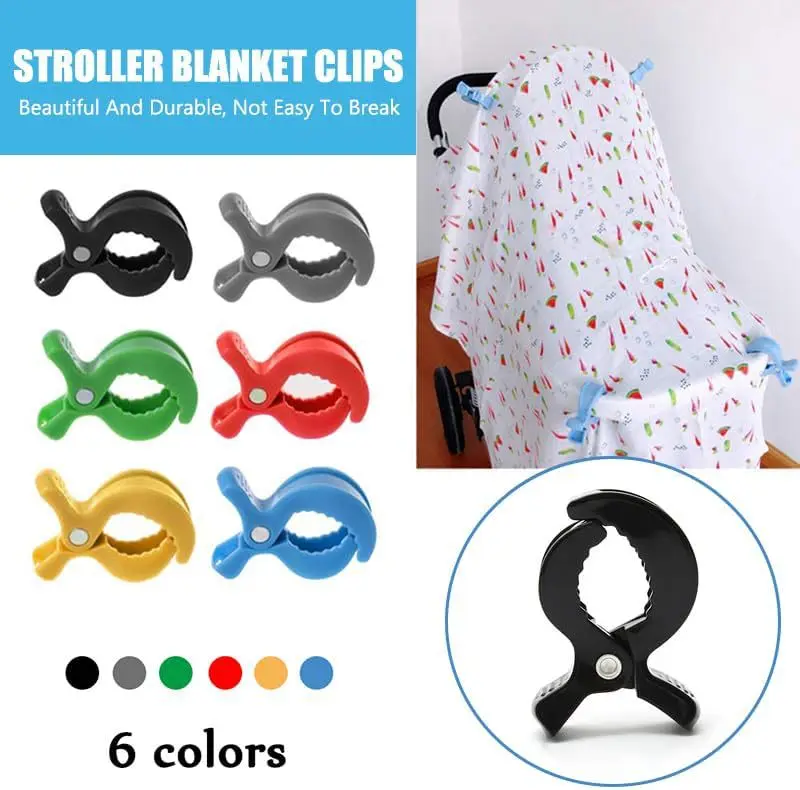 Accesorios para asiento y cochecito con clips