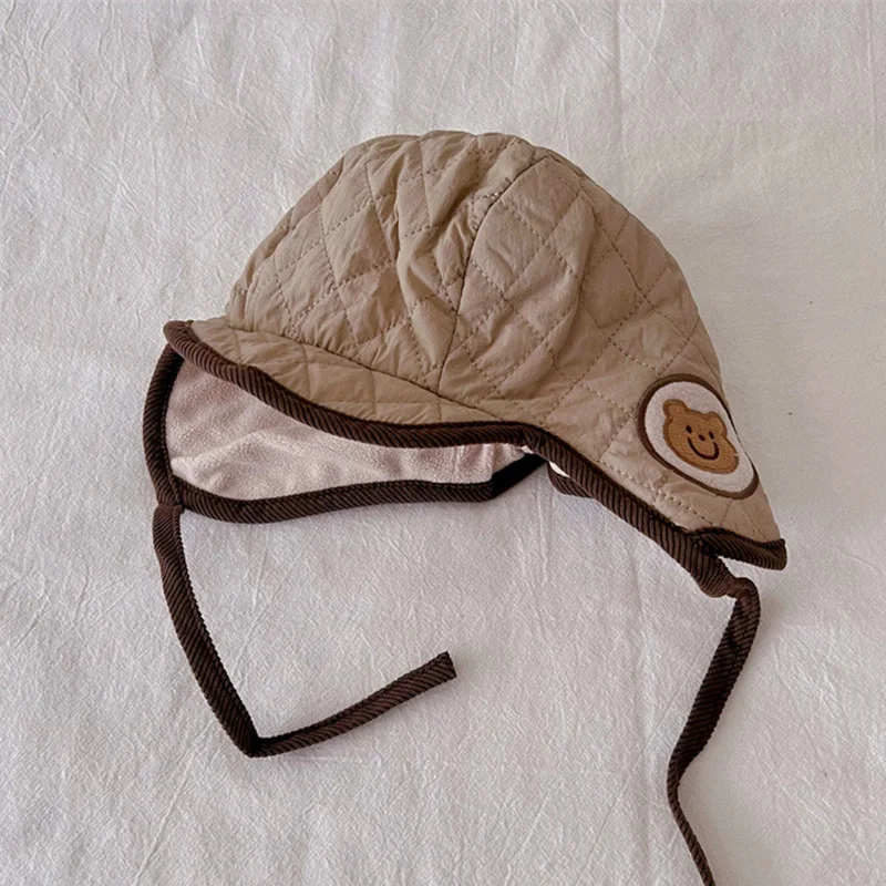 MILANCEL Gorro de invierno bordado con forro de piel para niños - imagen 5
