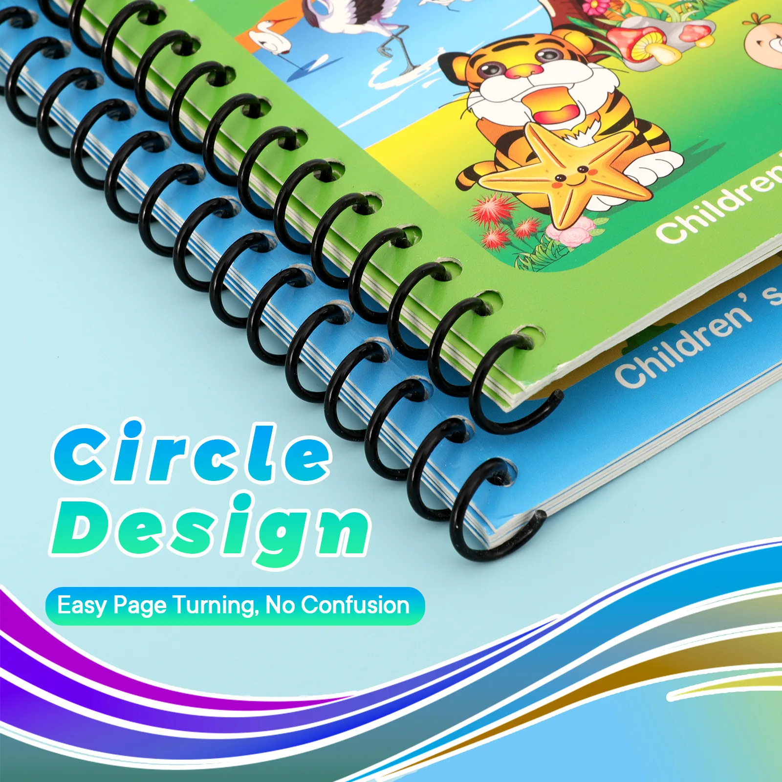 Libros para colorear con agua reutilizables – Aprendizaje divertido para niños - imagen 3