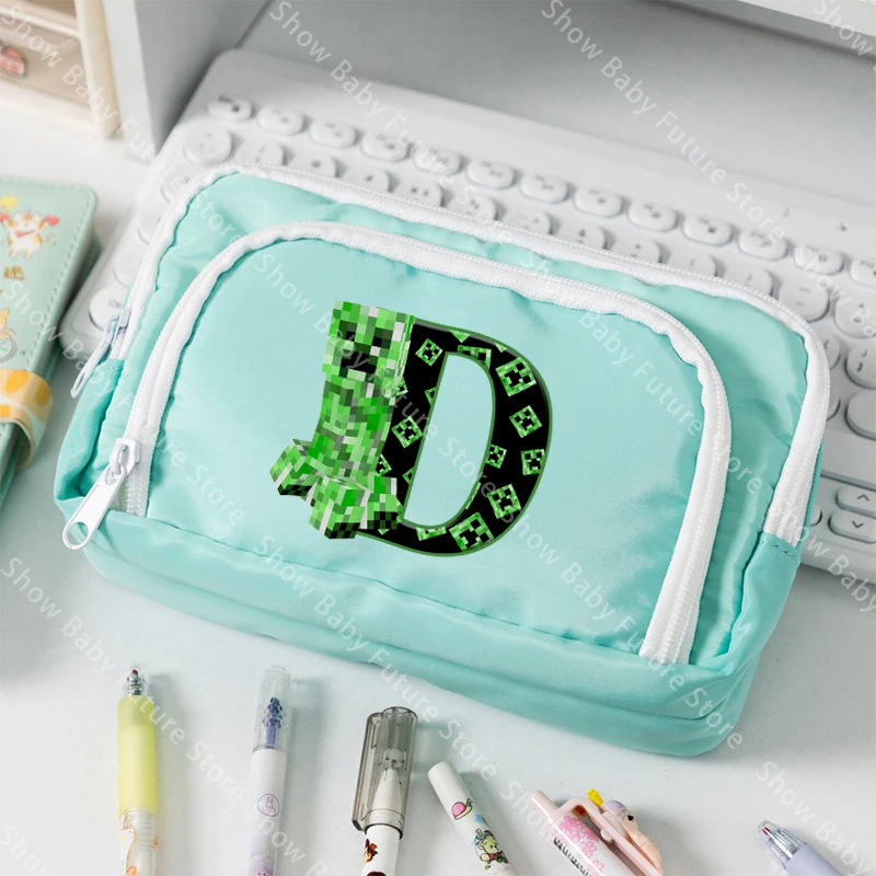 Estuche portatodo Minecraft de gran capacidad con dibujo infantil - imagen 3