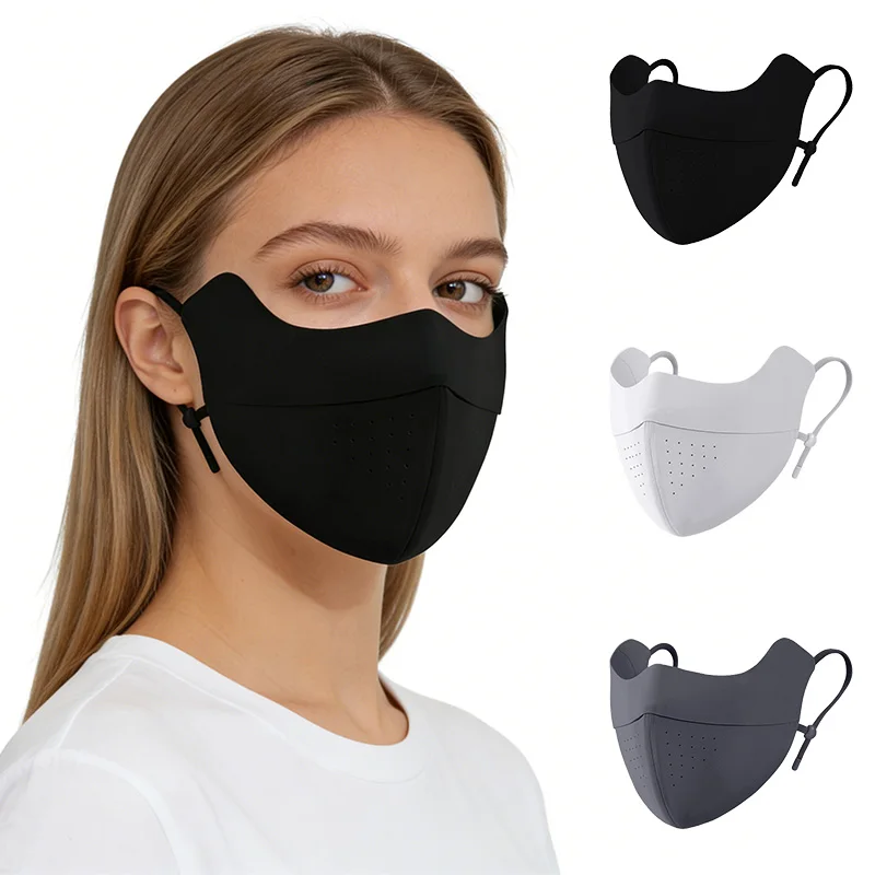 Mascarilla anti-UV transpirable de seda hielo para mujer - imagen 2