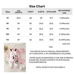 Conjunto pelele niña recién nacida con estampado de dibujos