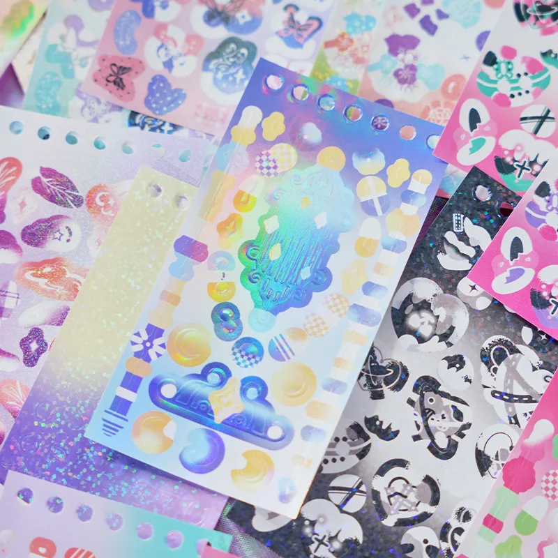 Pegatinas infantiles láser para álbum decorativo de manualidades - imagen 2