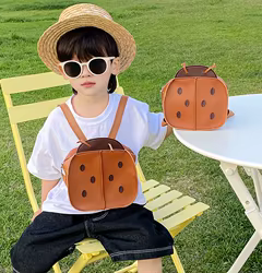 Mochila mariquita bebé - Morral escolar versátil para guardería