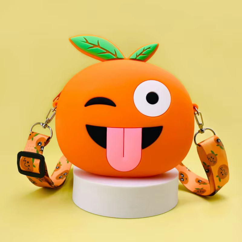 Bolso infantil de silicona – Diseño cruzado con dibujos animados
