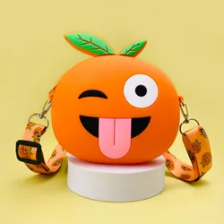Bolso infantil de silicona – Diseño cruzado con dibujos animados