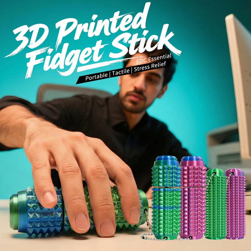 Juguete sensorial portátil 3D tipo llavero antiestrés para adultos