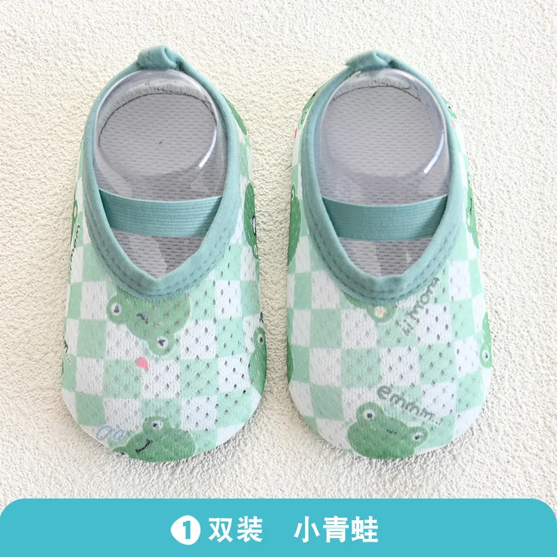 Zapatos antideslizantes de malla para bebés primavera y verano
