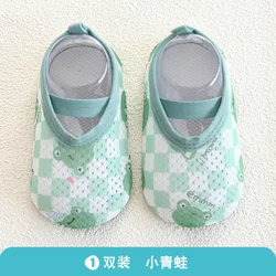 Zapatos antideslizantes de malla para bebés primavera y verano