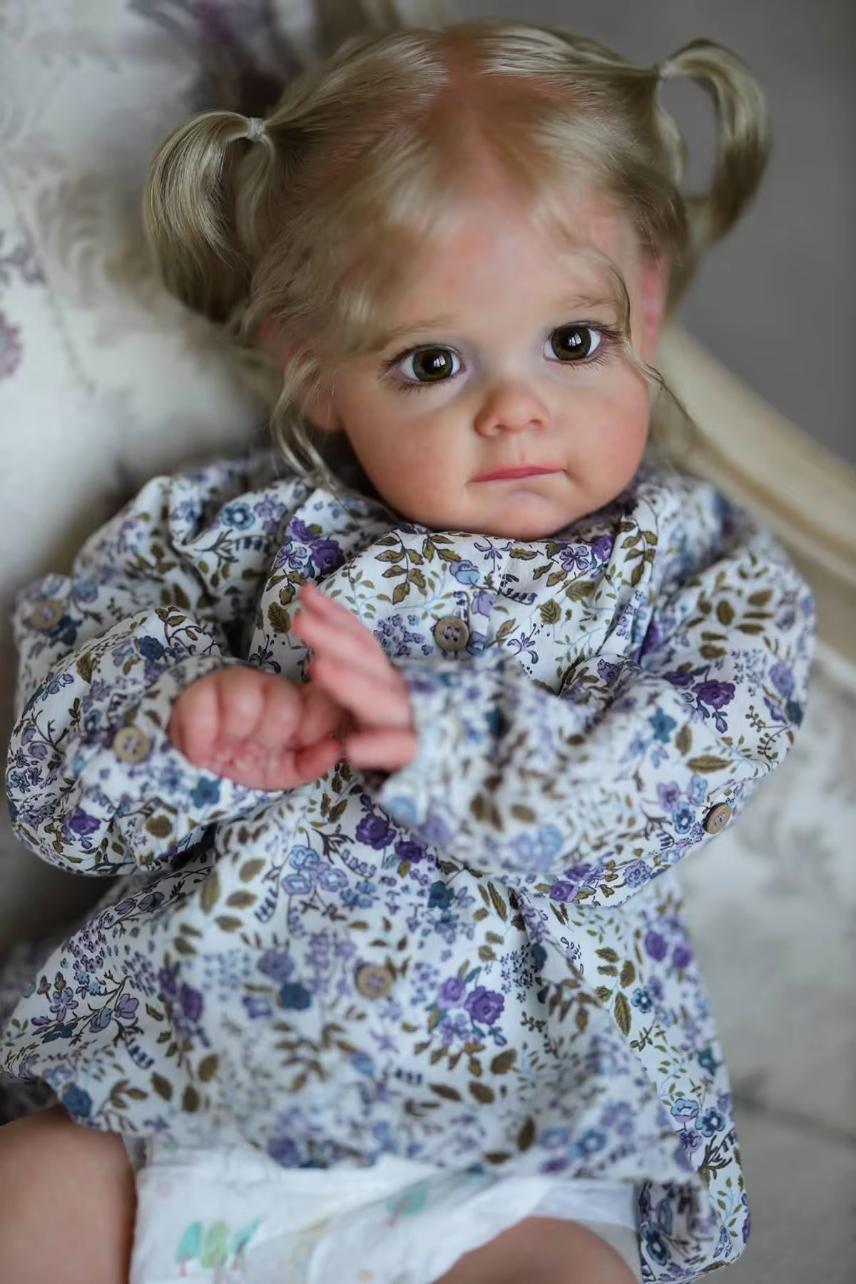 Muñeca Reborn Maggi vista frontal