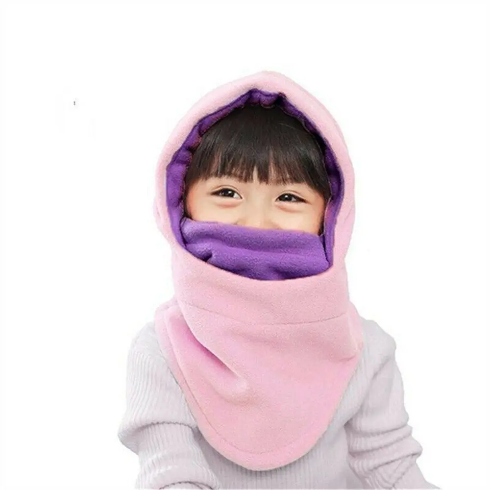 Gorro pasamontañas de invierno para niños con capucha - imagen 4