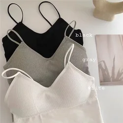 Top deportivo corto sin costuras para chica adolescente de yoga