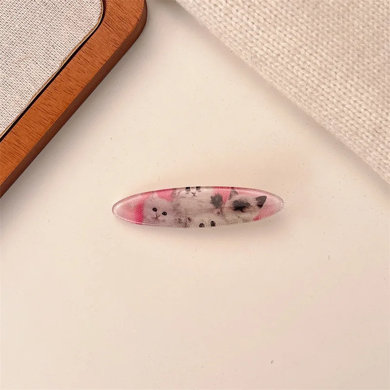 Pinza lateral para el pelo con diseño de gatito dulce - imagen 4