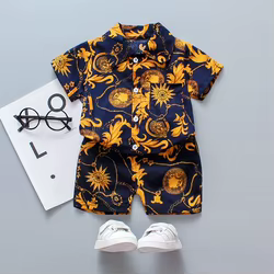 Conjunto verano algodón para bebé – Camisa y short