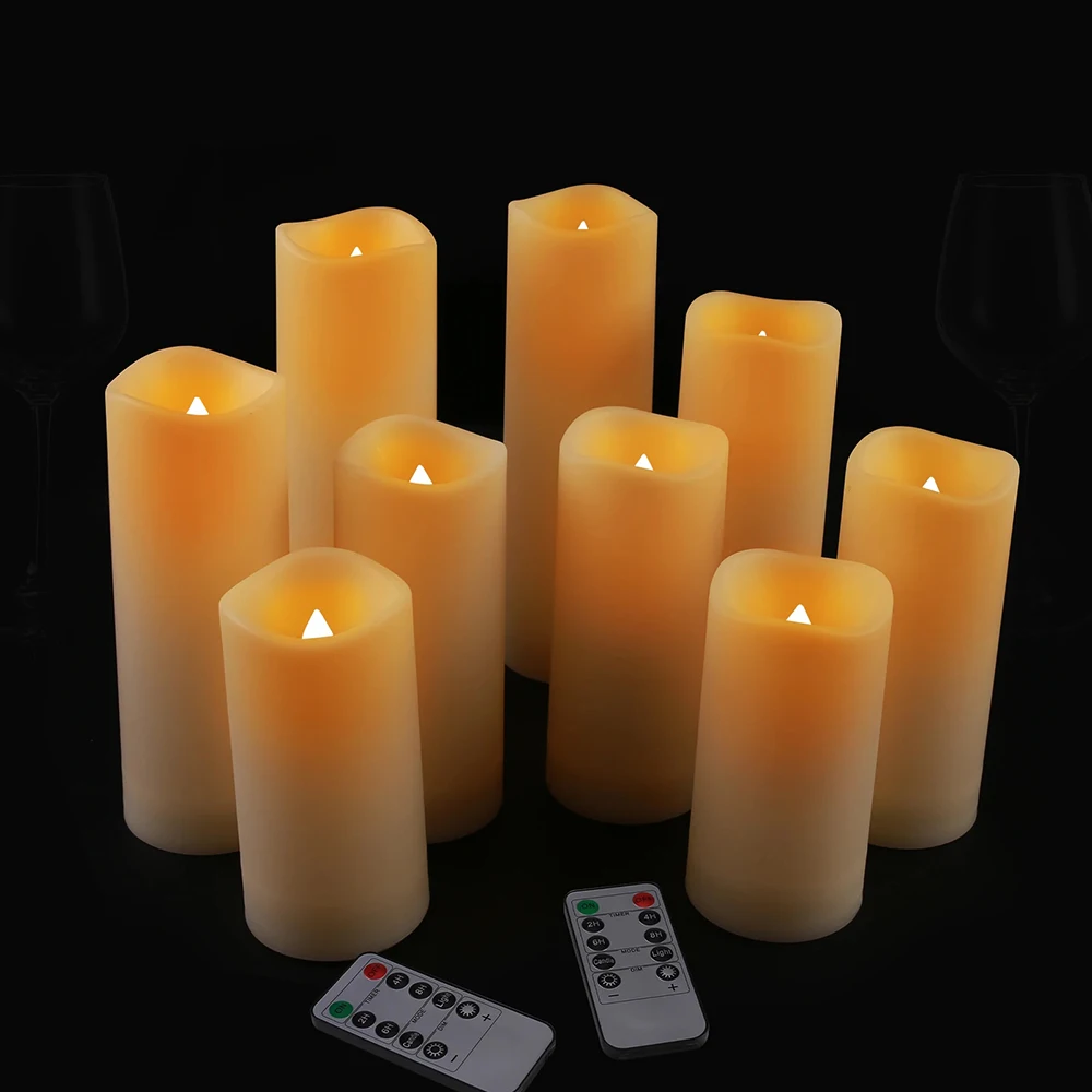 Conjunto de 12 velas LED